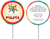 personalized fiesta lollipops